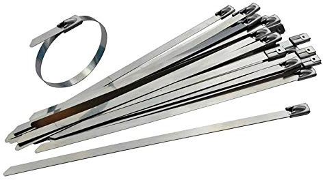 Faithfull CT29046SS 4.6 x 290 mm Stainless Steel Cable Ties (Pack of 50)