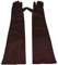 MEISHINE® Braut Ellenbogenlange Handschuhe Damen Frauen Lange Satin Stretch Handschuhe für Hochzeit Abendveranstaltung (Kaffee)
