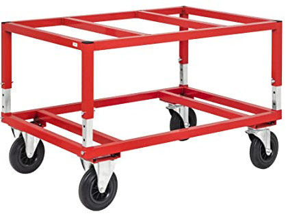 Hubwagen, verstellbar, Rot