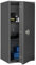 Format Kurzwaffentresor KWT 7000, Elektronikschloss mit Notschlüssel Code-Combi B30, Grad 0 nach EN 1143-1, H102xB50xT42 cm, 133 kg