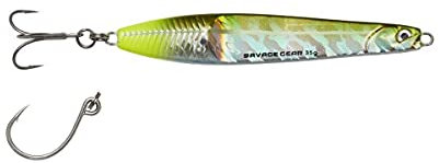 Savage Gear Surf Seeker Meerforellenblinker, Größe/Gewicht/Farbe:10cm / 30g / Green Silver