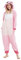 RANSUU Stitch Onesie Costume Relaxo Jumpsuit Adulto Pigiama Donna Uomo Animale Pigiama Natale Carnevale Halloween, Colore: rosa., L