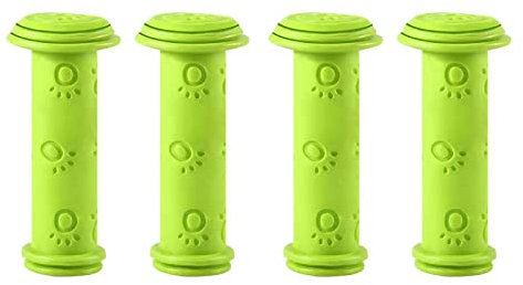 Winlauyet 2 Paar Fahrrad Gummi Lenker Griffe Lenkergriffe rutschfest Stoßfest für Kinderfahrrad Kinder Roller Scooter Geschenk (Grün)