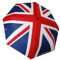 Fabri-Cut Faltbarer Reise-Regenschirm mit Union Jack-Design und automatischer Druckknopf-Öffnung, union jack