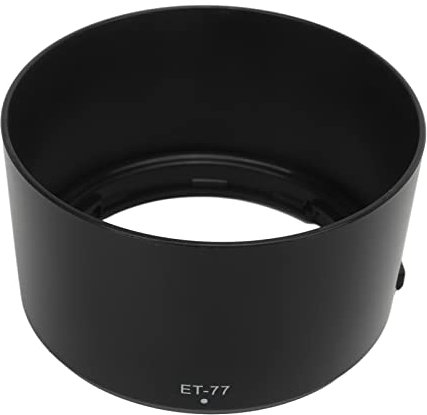 ET-77 Gegenlichtblende für RF 85 Mm F2 Macro is STM Objektiv, Umkehrbarer Bajonett Kamera Gegenlichtblende Ersatz Gegenlichtblende für , Schwarz