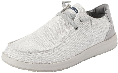 Skechers Melson NELA, Sin Cordones Hombre, Malla Gris, 41.5 EU