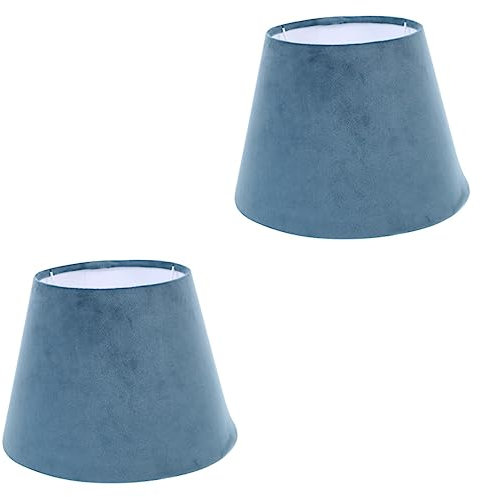OSALADI 2 Stück Stoff-Tischlampen-Lampenschirme Blaue Glühbirnen Lampenschirme Für Stehlampen Wandleuchte Kleine Lampenschirme Nachttischlampenschirme Tischlampenschirme Für
