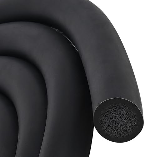 SDLDEER PE Rundschnur Fugen-Dichtschnur 20 mm X 5 m Durchmesser Fugenfüllprofil Rund EPDM Fugenabdichtung und für die Nahtdichtung von Türen und Fenstern, Wänden und Decken