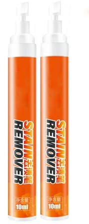 Fleckentferner-Stift - 2er-Pack, Fettentfernung für Kleidung, tragbare spülmaschinenfreie Schnell-Fleckentfernung