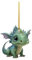 Home Deko Anhänger,Acryl 2D Grün Drache Baby Homeschmuck,Niedliche Cartoon Drache Baby Weihnachtsdeko Anhänger,Valentinstag Deko Tier-Figur Hängende Osternschmuck,Urlaubsdekoration (Y-19, 8cm)