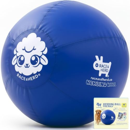 Race&Herd Hüteball 30 | Herding Ball für Hunde | Robuste Hundespielzeug Set | Australian Shepherd & Viehhetzhunde | Pferdespielzeug Für Pferde - IACP Training Anleitung Gratis
