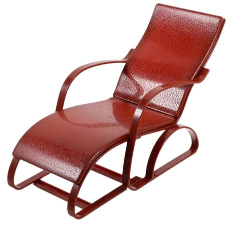 UPKOCH Klein Mini Strandstuhl Spielzeug Für Puppen Realistische Strand-deko Puppenmöbel Für Kreative Spielszene Für Puppenhaus-accessoires Und Strand-mikrolandschaften