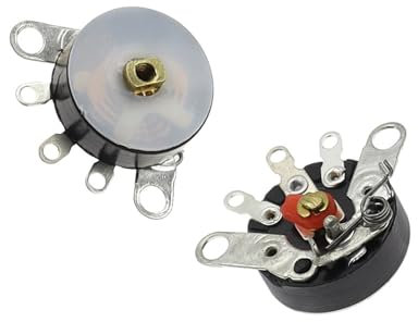 10PCS Straight Angle Radio Potentiometer RV12MM B103 B10K B503 B50K Power Amplifier Volume Potentiometer With Switch Control switch(B503 50K)