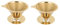 Gadpiparty 2 Pz filtro del caffè portafiltro macchina per caffè americano tazza da caffè termica Tazze gocciolatore a cono caffè gocciolatore di caffè senza carta Acciaio inossidabile Golden