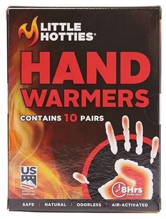 Hand and Toe Warmers Bundle - Little Hotties - 10 Pairs Hand Warmers and 10 Pairs of Toe Warmers, Suitable for Outdoor Activities