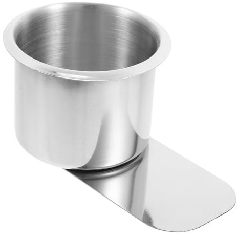 HOOTNEE Edelstahl Getränkehalter Für Pokertisch Stabiler Cup Holder Für Verschiedene Bechergrößen Nonslip Stand Für Outdoor Gaming Praktisches Zubehör Für Karten Und Brettspiele