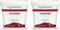 INGREDISSIMO Frambuesa Liofilizada Crunch 125g - Fruta Seca Crujiente 2-10mm, Vegana, Sin Gluten - Ideal para Decoración, Snack Saludable y Recetas (Paquete de 2)