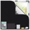 Inwee Magnetic Blackout Blind, 100% Blackout Curtain for Window, Fits Any Size Shape Window No Drilling, Portable Blackout Blinds for Bedroom Loft Travel RV, with 12 Magnets, 145x100CM