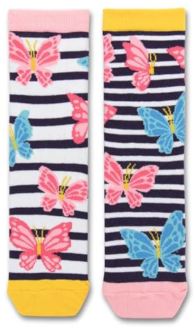 United Oddsocks Kids Odd Pair – 1 Pair of Mismatched, Cotton-Rich Socks | Bold Themes (Floral, Animal, Pattern, etc.) – Fits UK 12–5.5, EUR 30.5–38.5, US 13.5–8 – Unique Gift for Kids