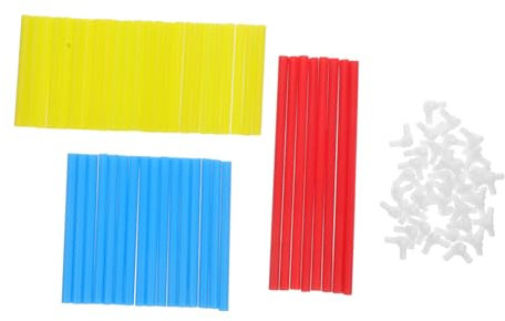 Abaodam Boys and Girls Building Blocks Toys Construction Engineering Toys for Early Development Connector Tube for Toddlers