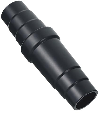 Black Vacuum Hose Adapter ABS Vacuum Cleaner Adapter 5.67 L X 1.24 W (144x31mm) Universal Vacuums Hose Adapters Wet Dry Vacuums Connector Hoses Adapters for Cleaner Replacement Accessories