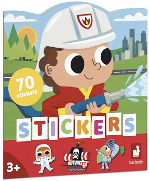 Janod – Stickeralbum Ab 18 Monaten – Thema Abenteurer – 12 Seiten zum Dekorieren – 8 Seiten mit wiederverwendbaren Stickern – Kreative Freizeitbeschäftigung für Kinder
