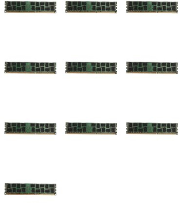 Zolynx 10X 8GB DDR3 1333MHZ ECC RAM Memoria PC3L-10600R 1.35V 2RX4 Reg ECC RAM per Workstation Server