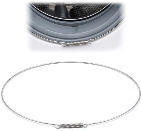 Cerclage Joint de Hublot pour Machine à Laver, Cercle Acier Inox 304 | Collier de Fixation pour Joint Porte Lave-Linge Diamètre 35cm, Compatible avec Séries DC91-12078D et DC91-12078G