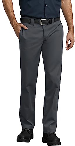 Dickies Men's S/Stght Work Pant Sports Trousers, Charcoal Grey, 32W / 30L