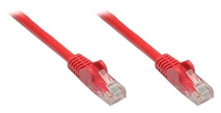 Patchkabel, Cat. 6, U/UTP, rot, 3m, Good Connections®