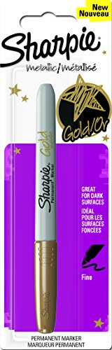 Sharpie Fine Metallic Permanent Marker - Gold