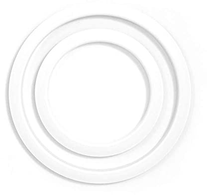 Gibraltar Bass Drum Accessories Port Hole Protector SC-GPHP-6W 6/15 cm, white