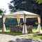 GREEN HOUSE Pavillon 3 x 4 m anthrazit