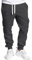 Southpole 1570 Basic Active Fleece Jogger Pantaloni della Tuta Uomo in Pile, Carbone Heather, XL