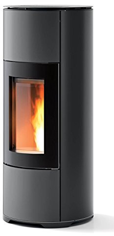 Stufa pellet MCZ Mod. Halo Air 8,10 KW Col.Metal silver