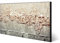 banjado Magnettafel schwarz 78 x 37cm / Magnetwand Metall/Magnetpinnwand als Memoboard/Pinnwand Magnettafel Küche, Büro, Kinderzimmer inkl. 4 Magnete & Montageset - Motiv Baulücke