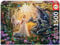 Educa 17696, Magische Lichtung, 1500 Teile Puzzle für Erwachsene und Kinder ab 12 Jahren, Einhorn, Drache, Prinzessin, Fantasy