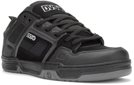 DVS Comanche, Unisex-Erwachsene Skateboardschuhe, Schwarz (Black Refl.Charcoal Nubuck 985), 45 EU