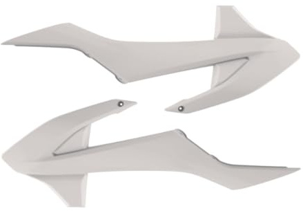 POLISPORT 8421300002 - Radiator Covers Strong and Durable Compatible with KTM Motorcycles in White
