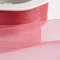 Italian Options Organza Chiffon Ribbon, 25mm x 20 Metre Roll, Rose Pink
