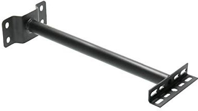 LEDUNI Support avec bras pour le montage de spots muraux de 48 cm. Matériau acier finition noire éclairant panneaux publicitaires et compatible avec les projecteurs LED extérieurs