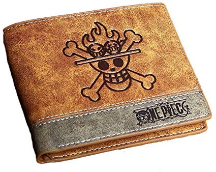 Unbekannt One Piece Kinder Kunstleder Brieftasche Portgas D. Ace Logo - 12 x 10 cm