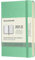 Moleskine - 18-Monats Wochenplaner/Terminplaner, Terminkalender 2021/2022, Wochennotizbuch mit festem Einband und elastischem Verschluss, Format Pocket/A6 9 x 14 cm, Farbe Eisgrün, 208 Seiten