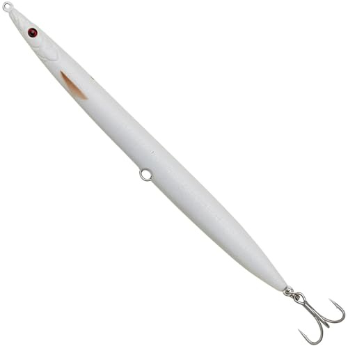 Savage Gear Sandeel Salt Water Pencil Lure: Matte White