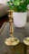 Kerzenleuchter Messing Gold 19 cm Kerzenständer Kerzenhalter Barock jugendstill Tischleuchter Tischdeko 80335