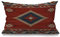 BGBDEIA Vintage Southwest American Kissenbezug, rot, Azteken-Baumwolle, Leinen, dekorativ, rechteckig, Kissenbezug für Sofa und Bett, Couch, 30 x 50 cm