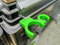ToolCurve Schlauch- und Steckhalter für Festool MFT/3 Tisch, Grün, Plug-it-Halterung, Klemmzange