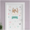 Finest Folia personalisierbarer Türaufkleber Wandtattoo Kinderzimmer für Tür Wand Mädchen Jungen Wandaufkleber mit Wunschname Wunschtext Türschild Aufkleber (12 Pferd)