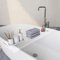 Badewannentablett Caddy Badewannenregal Badewannenablage Aus Klarem Acryl LuxuriöSer Badezimmer Organizer BadewannenstäNder üBer Der Badewanne Zum Abstellen,Clear,76×20×3cm