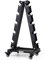 LIONSCOOL Dumbbell Rack Stand, 3/4/5/6 Tier A-Frame, Heavy Duty Dumbbell Holder, Portable Weight Rack for Home Gym (Stand Only) (Large 5-Tier)